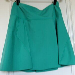Athleta Skort Skirt Women's Size M , Zip Pocket,Turquoise